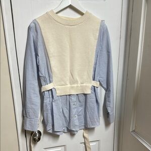 Zara Cream Knit Sweater